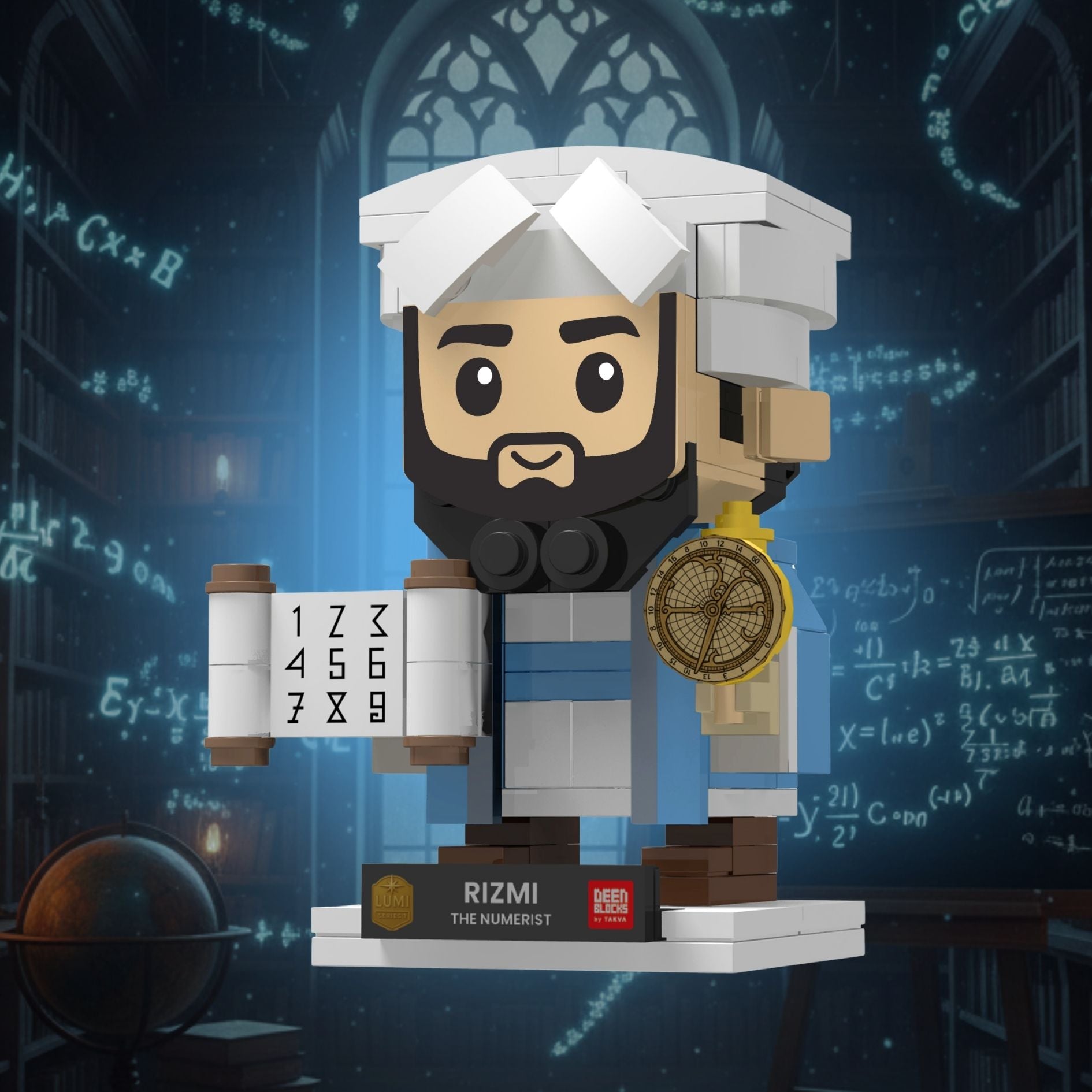 Rizmi the Numerist in 3d