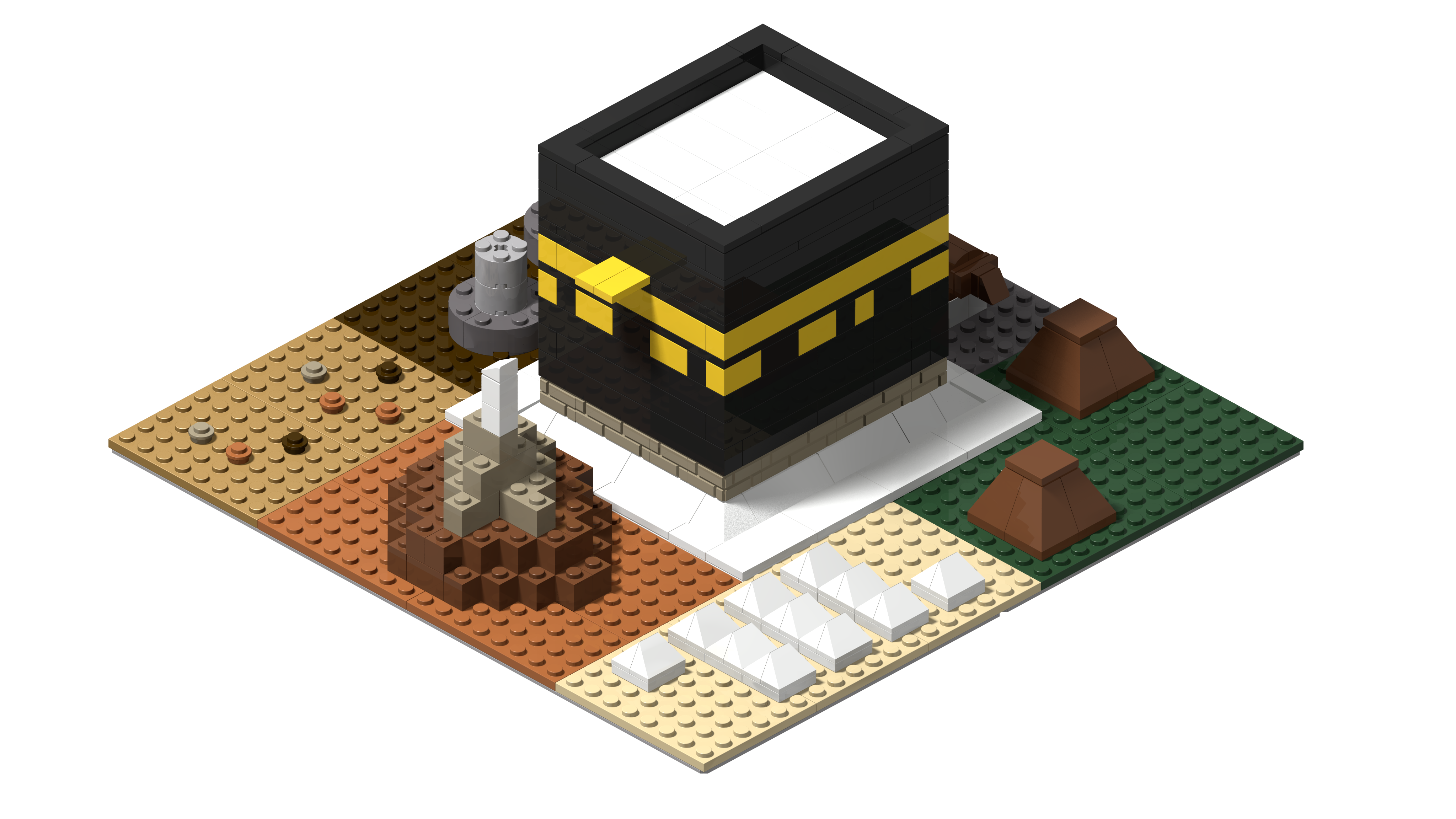 Kaaba & Hajj Islamic Building Block Gift Set | DeenBlocks