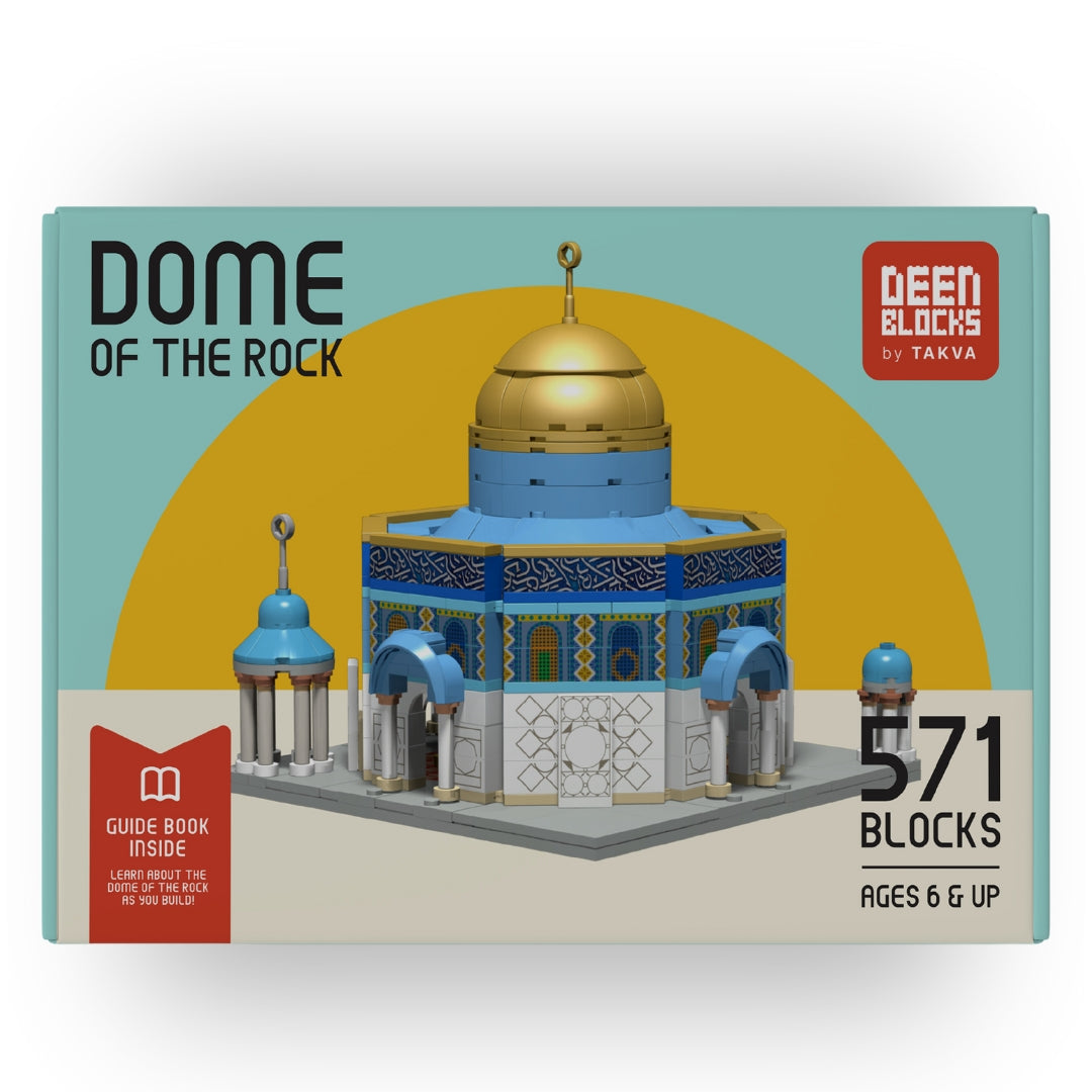 Dome of the Rock Islamic educational block toy packaging with 571 pieces