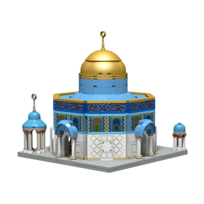 Educational Dome of the Rock learning blocks toy model exterior